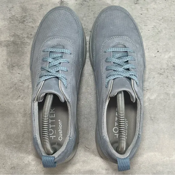 NEW Hotter Gravity II Trainers‎ Shoes Cushioned Leather Blue Womens UK 4.5 US