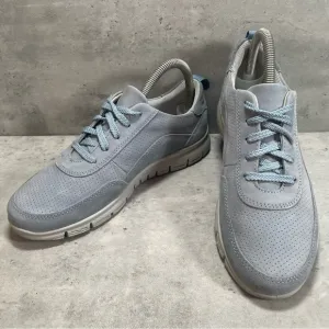 NEW Hotter Gravity II Trainers‎ Shoes Cushioned Leather Blue Womens UK 4.5 US