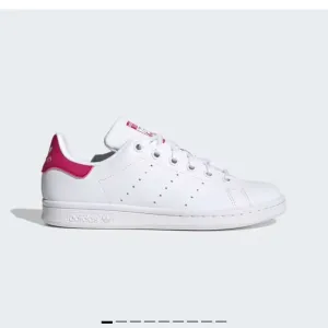 New in box Adidas STAN SMITH SHOES Cloud White / Bold Pink Girls Size 3.5