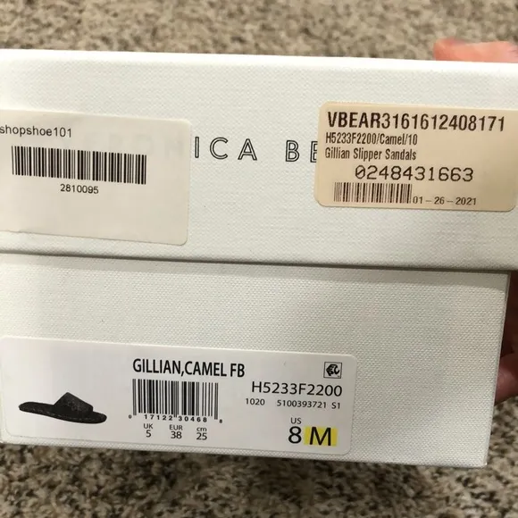 NEW IN BOX NIB Veronica Beard Gillian Slipper Sandals Size 8 Brown Leopard
