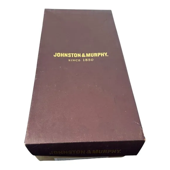 New Johnston &amp; Murphy Men's Waverly Wingtip Black Oxford Dress Shoes 13