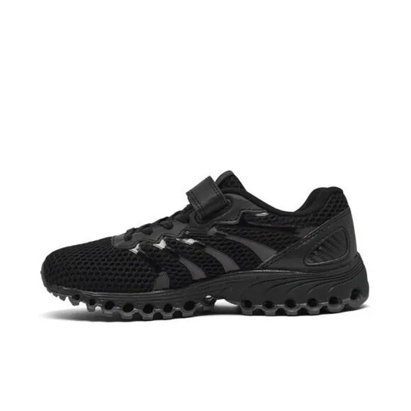 New! K-SWISS Boys Tubes Comfort 200  Sneakers Shoes Stayput Closure Black 11.5