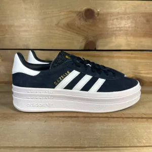 NEW Kids Sizes - Adidas Gazelle Bold J “Aurora Ink White” Low Top Shoes JQ7405