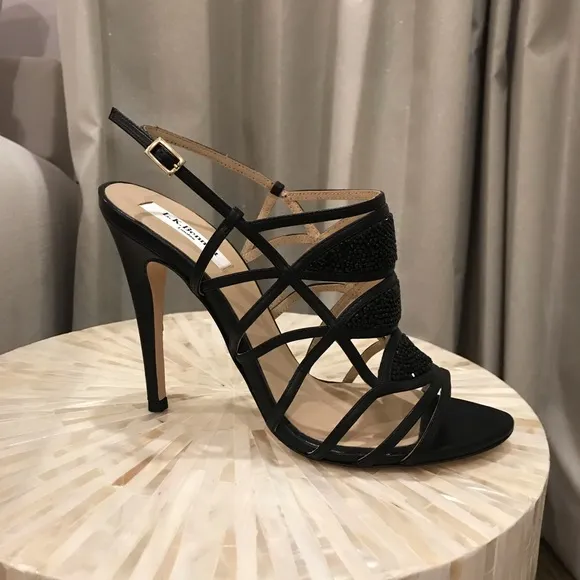 NEW! LK Bennett elegant, sparkle black heel!
