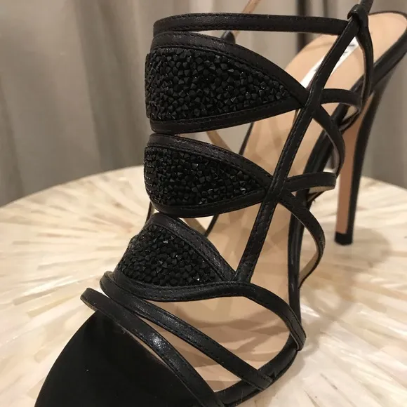 NEW! LK Bennett elegant, sparkle black heel!