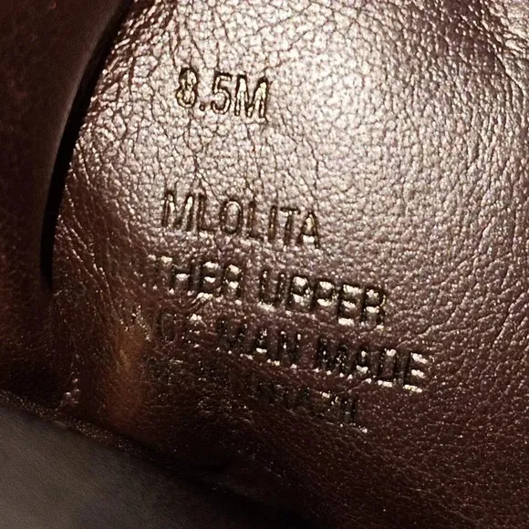 NEW Marc Fisher LTD Olita Sandal Puffy Slide Rose Gold Leather Size 8.5
