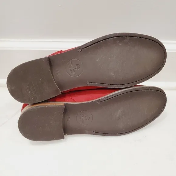 NEW Marc Joseph New York Red Ankle Boots