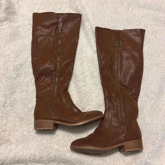 NEW! MIA Cognac Carsyn Knee High Boot - Size 8