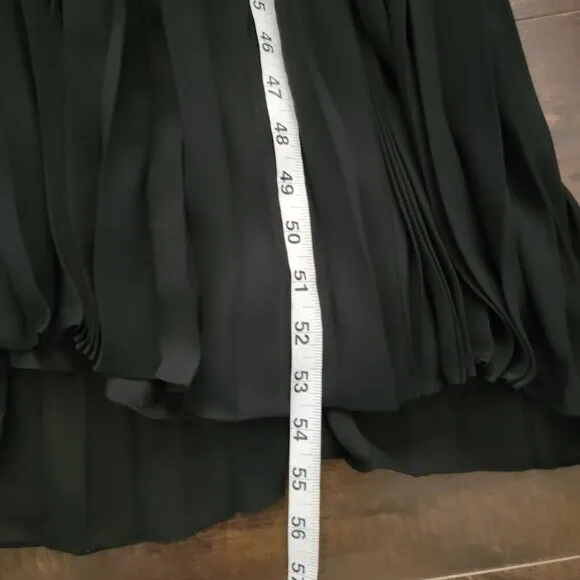 NEW Milly Kora Gown Womens 12 Maxi Black Halter Chic Elegant Luxury Whimsical