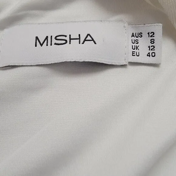 NEW MISHA Tara Dress Womens 8 Luxury Designer Elegant Formal