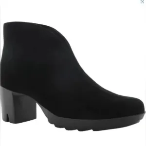 New Munro Robynette Suede Black Ankle Boots/ NWOB, Size 9M 1299