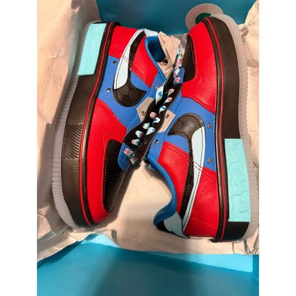 NEW Nike Air Force 1 Fontanka Red Black Blue Women's Size 7.5 DR6259-600