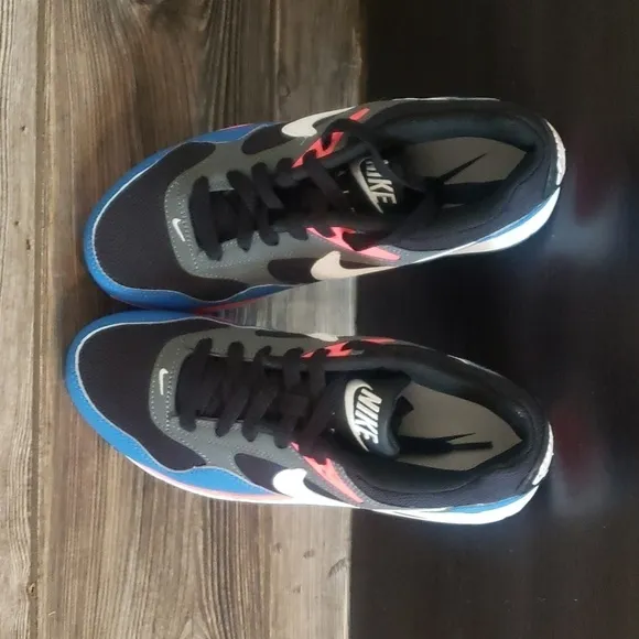 New Nike Air Max Correlate Black Blue Sneakers Casual Women's 6.5 Everyday Shoes