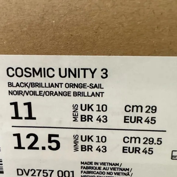New Nike Cosmic Unity 3 EP 'As One We Win' Sz 11 DV2757 001