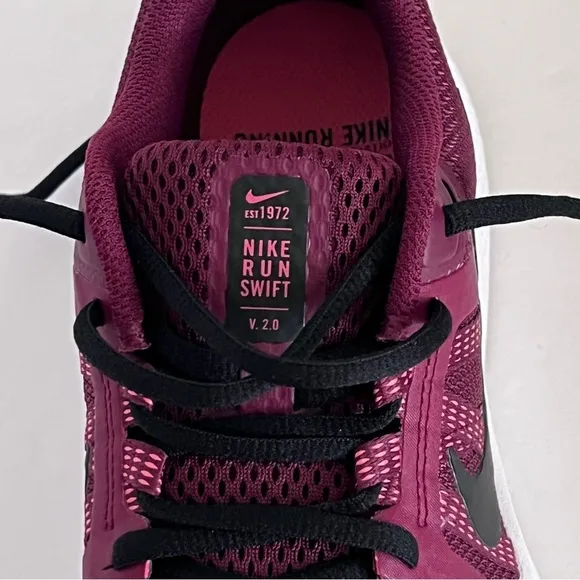 New Nike Run Swift 2 Dark Beetroot Trainer Shoes Size 8.5 Women’s Sneakers