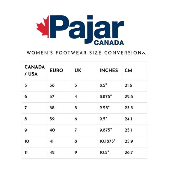 NEW PAJAR Waterproof Front Zip Short Boots black for women 1065tn