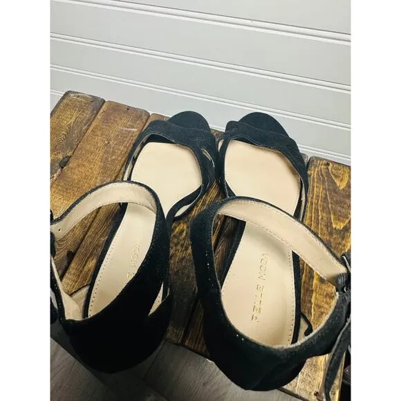 NEW Pelle Moda Ankle Strap Sandal Low Kitten Heel Betina Dressy Elegant Wedding