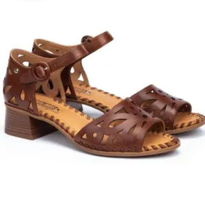 NEW Pikolinos | Melilla Brown Die Cut Leather Sandals