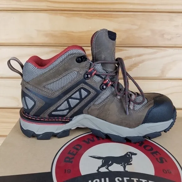 NEW Red Wing Irish Setter Shoes 83212 Crosby 4&quot; Hiker Work Safety Boots Hiking