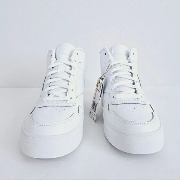 New! Reebok Court Advance Bold Women's High Top White Sneakers Shoes