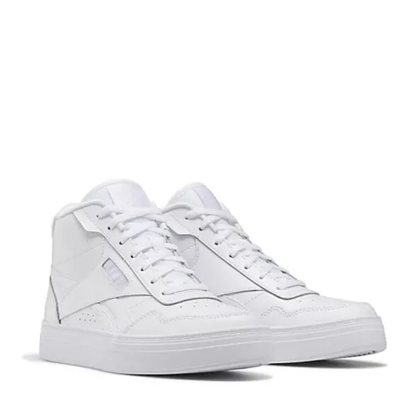 New! Reebok Court Advance Bold Women's High Top White Sneakers Shoes