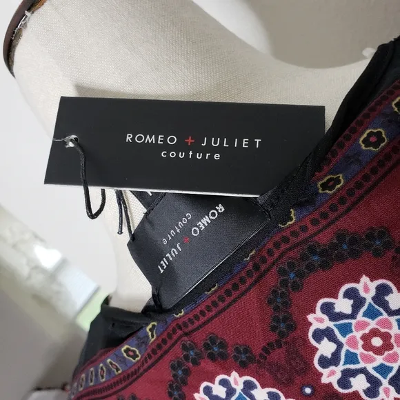 NEW Romeo &amp; Juliet Couture Duster Kimono Maxi Cover Up Resort Luxury Lounge Wear