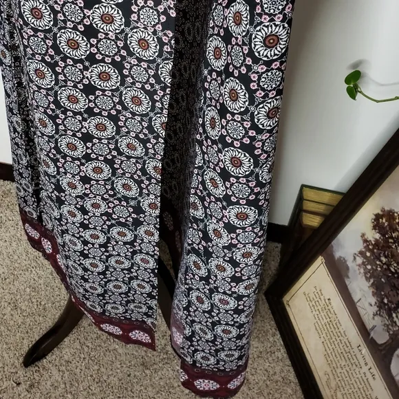 NEW Romeo &amp; Juliet Couture Duster Kimono Maxi Cover Up Resort Luxury Lounge Wear