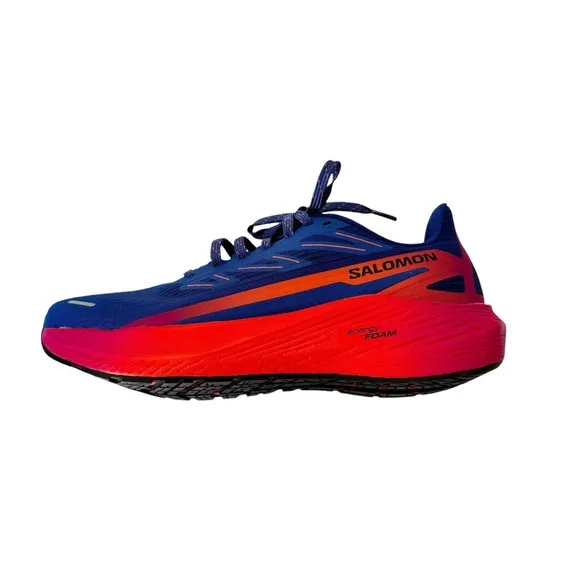 NEW Salomon Men’s Aero Blaze 2 Running Sneakers DRAGON FIRE/VIVACIOUS Size 7