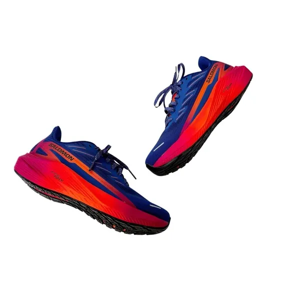 NEW Salomon Men’s Aero Blaze 2 Running Sneakers DRAGON FIRE/VIVACIOUS Size 7