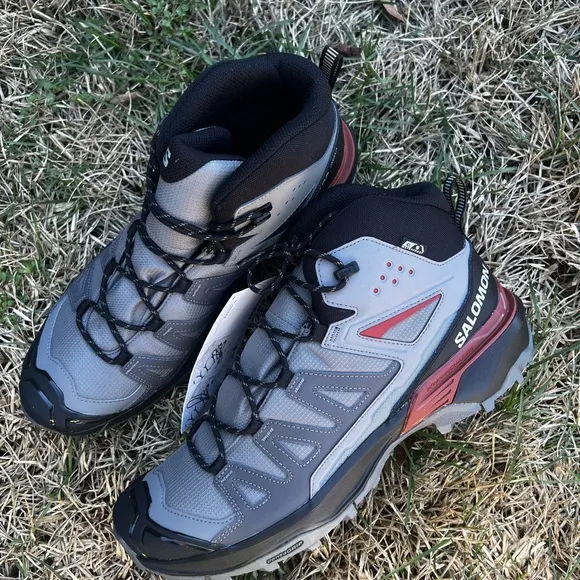 NEW Salomon Ultra 360 Mid Boots size 11.5 Mens Waterproof  Grey