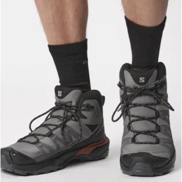 NEW Salomon Ultra 360 Mid Boots size 11.5 Mens Waterproof  Grey