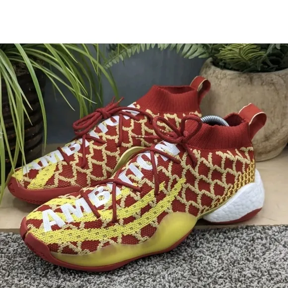 NEW Size 9.5 - adidas Pharrell x Crazy BYW Chinese New Year Mens Running Shoes