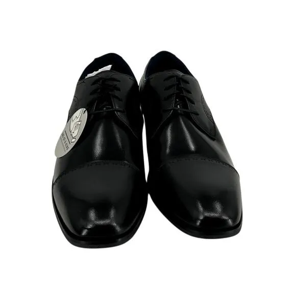 NEW Stacy Adams Bryant Cap Toe Oxford Dressy Work Black Leather Shoes Men's 13