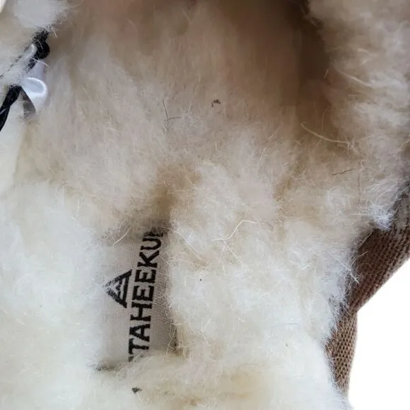 NEW STAHEEKUM Alpine faux shearling slippers 9