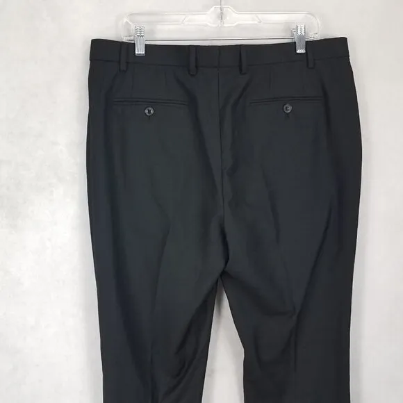 NEW Topman Nordstrom Men's 34L Skinny Fit Dress Pants Trousers Black NWT $75