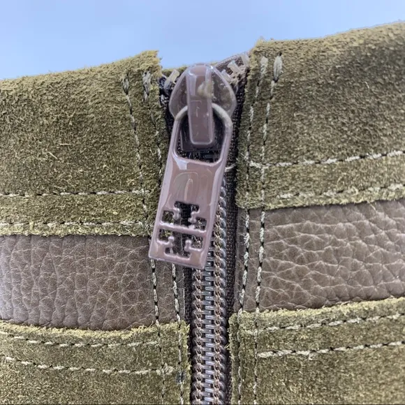 NEW! Tory Burch Alaina Olive Green Suede Boots