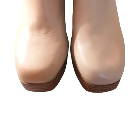 NEW True Craft Tan Platform Ankle Boots Women's size 11