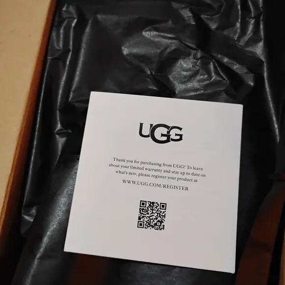 New UGG Black Scuff Slippers House Shoes Fathers Day Gift Mens 11