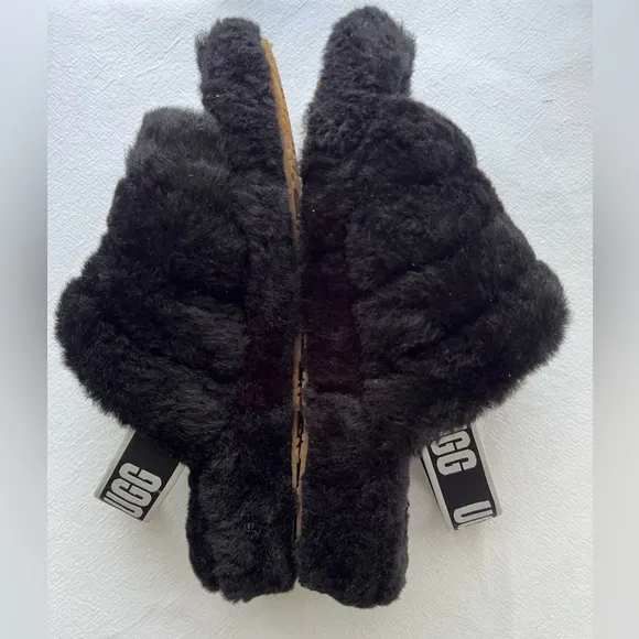 New UGG Fluff Yeah Slide Slingback Slip-on Womens Slippers Size 8