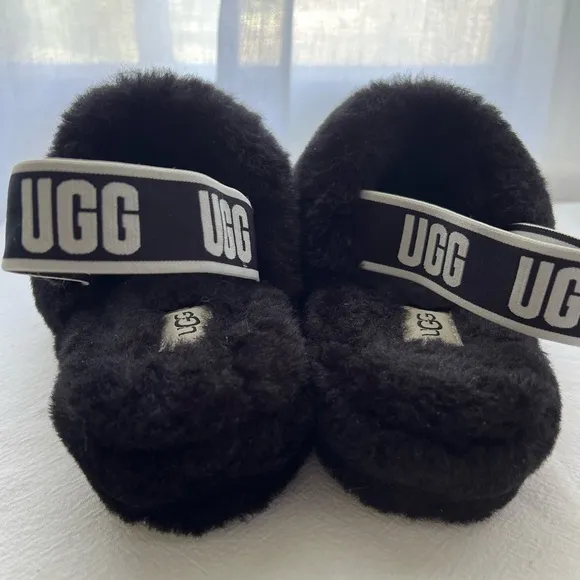 New UGG Fluff Yeah Slide Slingback Slip-on Womens Slippers Size 8