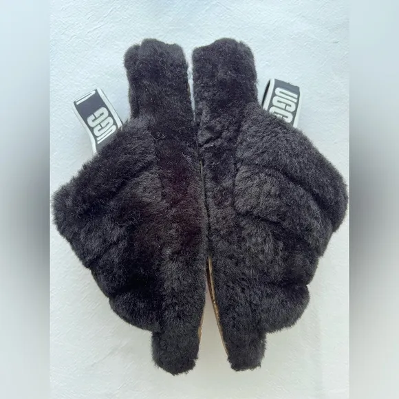 New UGG Fluff Yeah Slide Slingback Slip-on Womens Slippers Size 8