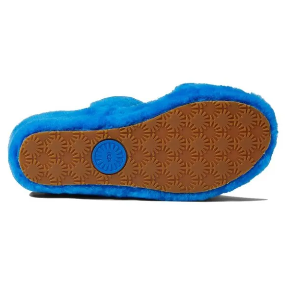NEW UGG Sizes 8, 9, 10 Women's Oh Yeah Shearling Slingback Slippers - Blue, Dive