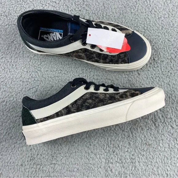 NEW Vans Shoes Bender Bold Ni Mens 6 Women 7.5 Low Skate Panther Black Platform
