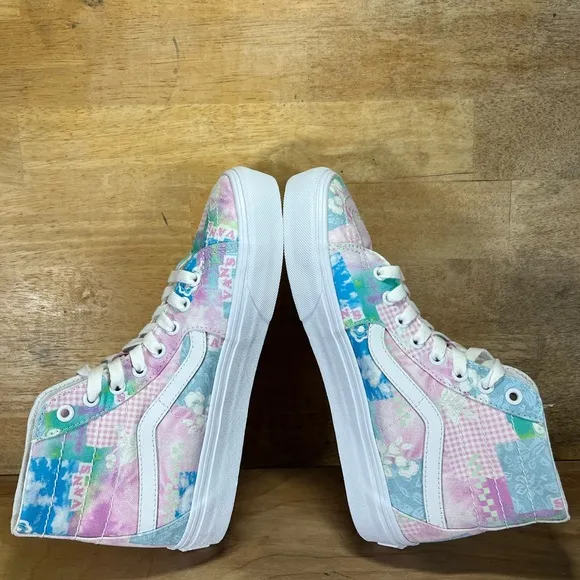 NEW Vans Sk8 Hi Tapered VR3 Sunny Day Womens Size 8.5 Shoes Multi Colored