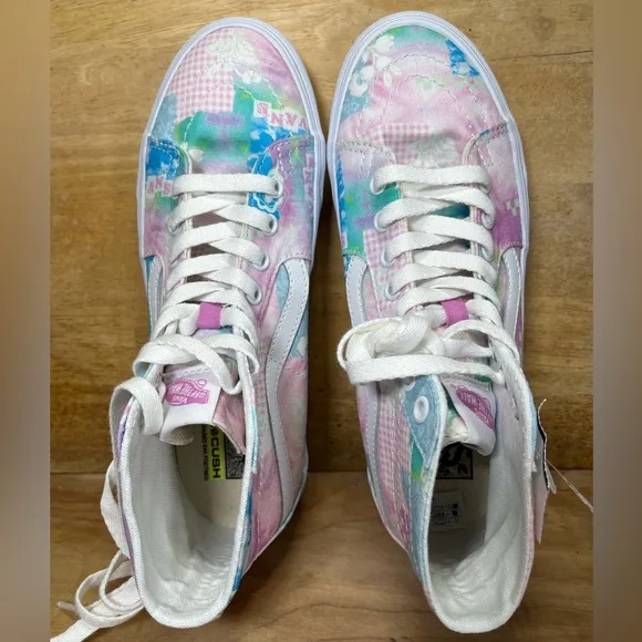 NEW Vans Sk8 Hi Tapered VR3 Sunny Day Womens Size 8.5 Shoes Multi Colored