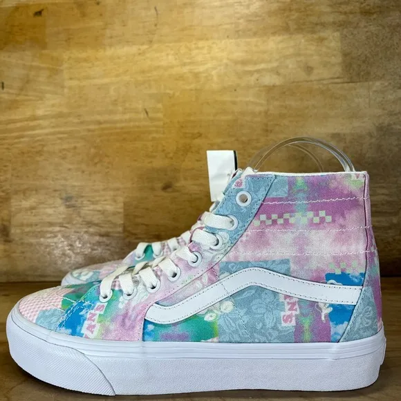 NEW Vans Sk8 Hi Tapered VR3 Sunny Day Womens Size 8.5 Shoes Multi Colored