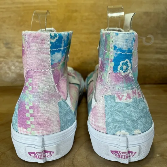 NEW Vans Sk8 Hi Tapered VR3 Sunny Day Womens Size 8.5 Shoes Multi Colored