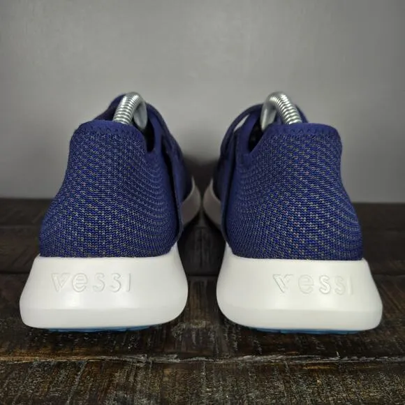 NEW Vessi Everyday Classic Sneaker Mens Size 8 Waterproof Shoes Blue White