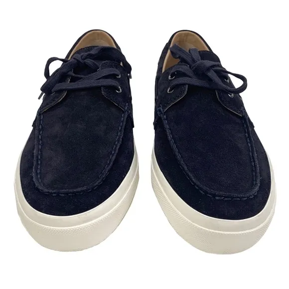 NEW Vince Ferry Lace Up Boat Suede Shoes