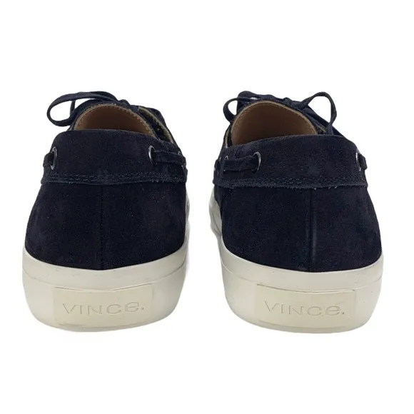 NEW Vince Ferry Lace Up Boat Suede Shoes